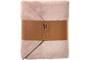 ‎YENGAS YENGAS Kapuzenhandtuch, 100% Baumwolle, Oeko TEX Zertifiziert, Babybadetuch, Weiches Baby Badetuch mit Kapuze, Babyhandtuch, warmes Kapuzen-Strandtuch, Kinderhandtuch Unisex, beige, 140x70 cm