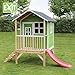 Produktbild EXIT Loft 300 Green / Spielhäuschen auf Stelzen mit Veranda + Rutsche / Material: Zedernholz / Maße: 260 cm x 185 cm x 225 cm / Gewicht: 114