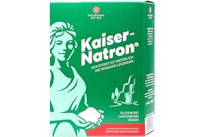 EXCLUSIV Kaiser Natron Pulver | Reines Natriumhydrogencarbonat für Küche und Haushalt, Pulver, Glutenfrei, Vegan, Laktosefrei 2 x 250 g = 500 g