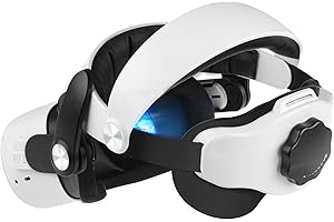 Cinturino Elite per Meta Quest 2, Newenmo Head Strap, Accessori VR Cinturino regolabile di ricambio per Quest 2 Elite strap per ridurre la pressione della testa e il comfort in VR..
