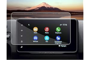 SXCY [Lot de 2] pour Dacia Duster 2022 2023 2024 Navigation Film de Protection, Dacia Duster 8" Media Nav Écran en Plastique Protecteur, 4H Anti Rayures Anti Empreinte, Transparent GPS Film