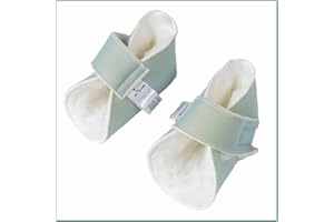 Ortones - Fersenpolster – Fersenschutz Dekubitus, gepolsterter Schoner zur Druckentlastung – 1 Paar Universell für Fuß oder Ellbogen, Bett und Rollstuhl, Aquamarin