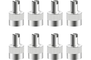 Haisheng 8PCS Tapa de Válvula Tapa Neumatico Coche Tapa de Válvula de Neumático de Automóvil Tapones Válvula Tapones Neumaticos Tapones Llantas Vástago de Válvula de Metal para Coche Moto Auto