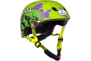 Disney Pojkar Hulk skateboardhjälm, flerfärgad, M