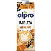 Alpro Barista Badem S&uuml;t&uuml; 1 L Vegan Laktozsuz Bitkisel Bazlı
