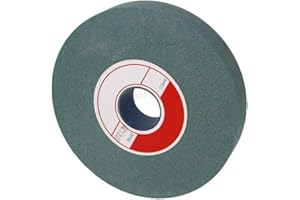 Utoolmart Mole da banco da 6 pollici in carburo di silicio verde grana 120 per rettifica superficiale 1 pz