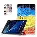 Produktbild Samsung TabA 10.1 Hülle,Galaxy Tab A T580N Cover - Ultra Slim PU Leder Schutzhülle mit Stand Tasche Hülle für Samsung Galaxy Tab A 10.1 Zoll Wi-Fi/ LTE (2016) SM-T580N/SM-T585N Tablet Flip Case Cover,Weizenfeld