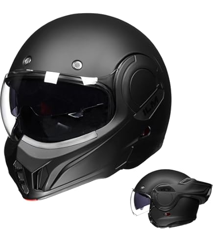 Casco Boxxer 2 Doppia Omologazione Jet/Integrale - Vetroresina, Colore Petrolio Opaco, Garanzia 7 Anni - Foto 6