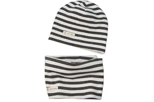 PAADIYA Boomly Autunno e Inverno Caldo Cute Tinta unita Morbido Cappello in Cotone Berretto e Sciarpa Scaldacollo Sciarpa per Bambino