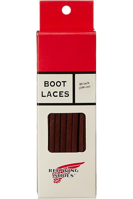 red wing chestnut leather lace