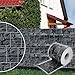 Produktbild Dazone® PVC Sichtschutzstreifen Zaunfolie blickdicht inkl. 30 x Befestigungsclips 19 cm x 70 m (Schiefer)
