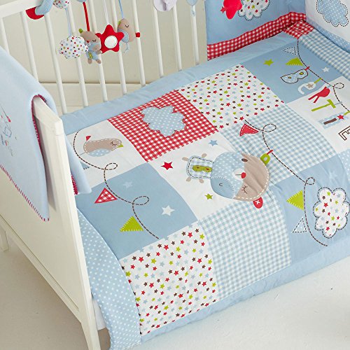 Red Kite Bertie Bear Cosi Cot 4 Piece Bedding Set FREE DELIVERY