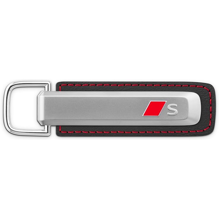 Audi 3182100400 Schlüsselanhänger Ringe Logo Edelstahl Schlüsselband