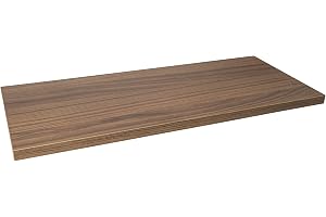Arregui Basic CRA38-B bänkskiva i trä för papperskorgen och återvinning basic vario, enkel självhäftande installation, valnöt