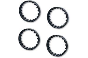 REPAIRCOFFEE 4 Courroies de Remplacement pour INTEX ZX300 - Kit de Réparation de Courroies Pièces de Rechange Détachées pour Robot Aspirateur Nettoyeur de Piscine Automatique Accessoires