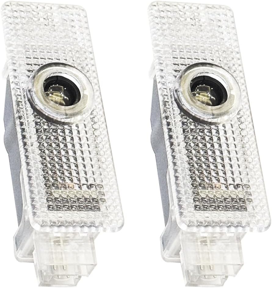 2026 ERSDGG 2 Pcs Car Door Light Welcome Light 4K Glass Lens Ghost Shadow Lamp Puddle Lights Compatible with M 1/2/3/4/5/6/7/X1/X2/X3/X4/X5/X6/X7/Z/GT