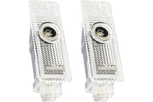 2026 ERSDGG 2 Pcs Car Door Light Welcome Light 4K Glass Lens Ghost Shadow Lamp Puddle Lights Compatible with M 1/2/3/4/5/6/7/X1/X2/X3/X4/X5/X6/X7/Z/GT