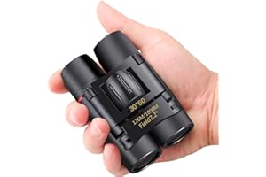 ANDSTON 30 x 60 Small Binoculars Compact for Adults Kids, Mini Binocular for Bird Watching Traveling Sightseeing, Lightweight Pocket Folding Binoculars for Concert Theater Opera