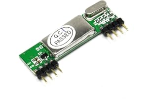 WINGONEER Moduł odbiornika bezprzewodowego RXB6 433Mhz Superheterodyne do Arduino/ARM/AVR