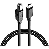 Furalis Type-C to USB-B Yazıcı Tarayıcı Printer Kablosu (1.5 METRE) - PC ve Laptop ile Yazıcı Ara Bağlantı Data Kablosu - USB