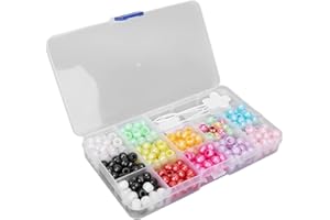 YOSOO HEALTH GEAR 365 sztuk dredów do włosów, kolorowe plecione koraliki, akcesoria do dekoracji brody, plecionka z pereł, mankiety, klipsy, pierścionki, biżuteria dla mężczyzn i kobiet, warkocze, duży otwór