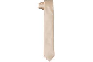 DonDon slipsar för män handgjorda sidenlook 6 cm