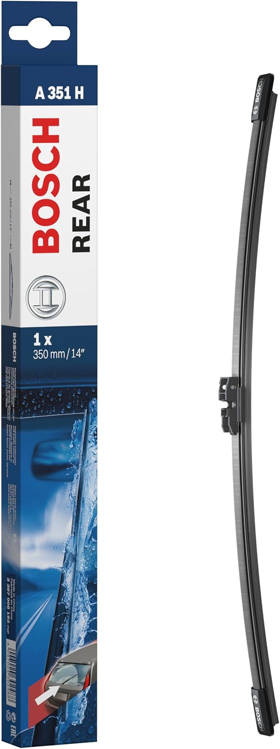 Bosch Rear Wiper A 351 H - Excellent Cleaning Performance - Replacement Blade for Back Windscreen - 1 Blade, 350mm