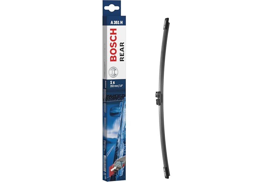 Bosch Rear Wiper A 351 H - Excellent Cleaning Performance - Replacement Blade for Back Windscreen - 1 Blade, 350mm