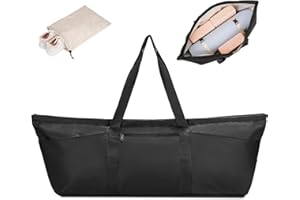 sportsnew Bolsa Esterilla Yoga Bolsa de Yoga Bolsa Deporte Mujer con Bolsillo Húmedo Bolsa Deporte Bolsillo Lateral para Botella de Agua para el Ejercicio Físico