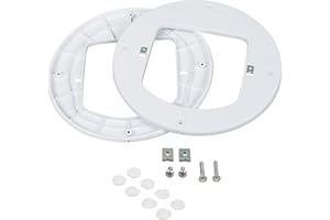 PetSafe Adaptador de Instalación para Microchip y Gatera de Cierre Manual - Versátil, Eficiente Energéticamente, Fácil Instalación - Blanco