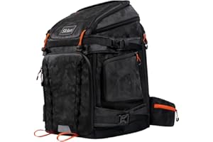 Sklon Ski Boot Bag Backpack - 55-65 Liter Expansion - Waterproof Winter Sport Pack for Travel Allows You to Transport Your Skiing and Snowboarding Gear in Style