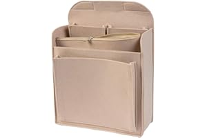 luxdag Rucksack Organizer aus Filz für Fjällräven Kanken 13L & 16L (Farbe & Größe wählbar) - Taschenorganizer für Rucksäcke mit herausnehmbarer Reißverschlusstasche für 13 Zoll Notebook