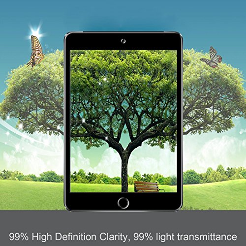 iPad Mini 4 Panzerglas Schutzfolie, iVoler® Premium Panzerglasfolie folie Displayschutzfolie Hartglas Gehärtetem Glas DisplayPanzerglas Schutzfolie Displayschutz Tempered Glass Screen Protector für Apple iPad Mini 4- 0,3mm Dünn, 9H Härtegrad, 2.5D Abgerundete Kanten – [Kratzfest][Hohe Transparenz] [Fingerabdruck-frei][Blasenfrei]-Lebenslange Garantie - 6