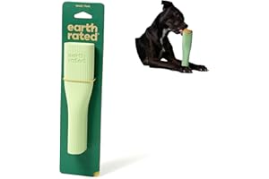 Earth Rated Kauspielzeug, bereicherndes Spielzeug für ausgewachsene Hunde und Welpen, geeignet für Spülmaschine und Gefrierfach, aus Naturgummi, groß, grün