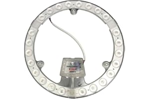 Patabit Aro LED de repuesto en el lugar de la plafon de neón para transformar la plafon de techo de LED | Tubo circular Fluorescente LED de luz fría cálida y natura (36 W, luz fria 6500 K)