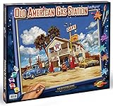 esso tankstelle bad säckingen Material: Karton Schipper 609360600 - Malen nach Zahlen - Old American Gas Station 50x60 cm