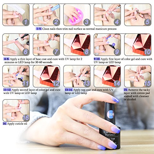 Elite99 Thermo UV Nagellack Nail Gel Polish Chamaeleon Farbwechselnd Nagelgel NEU (1x10ML) - 5
