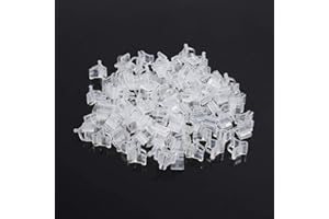 VOBOR Lot de 100 mini pinces de greffage, pinces de greffage pour plantes, tomates, orchidées, légumes, tiges de fleurs, clips de jardin en plastique pour le jardin