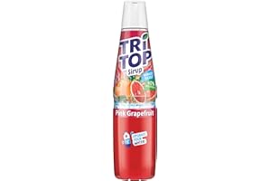 ‎TRI TOP TRi TOP Getränkesirup Pink Grapefruit 1 x 600ml | Sirup für Wassersprudler | 1 Flasche ergibt ca. 5 Liter Erfrischungsgetränk