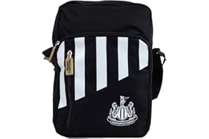 Hy-Pro Officially Licensed Newcastle United F.C. Side Bag – Lightweight, NUFC, Newcastle United Merchandise, Newcastle Crest and Colours, for Kids and Adults, Great Gift Idea