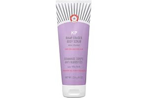 ‎FIRST AID BEAUTY First Aid Beauty KP Bump Eraser Körperpeeling, Body Scrub, Peeling gegen Pickel für den Körper, mit 10% AHA, Haut mit Keratosis Pilaris, Sensible Hautpflege, 226g