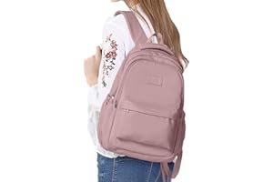 PAIKOE School Backpack, Women's College Backpack Lightweight School Bag Waterproof Casual Travel Backpack College Secondary School School Bag For Teen Girls Boys Laptop School Bag