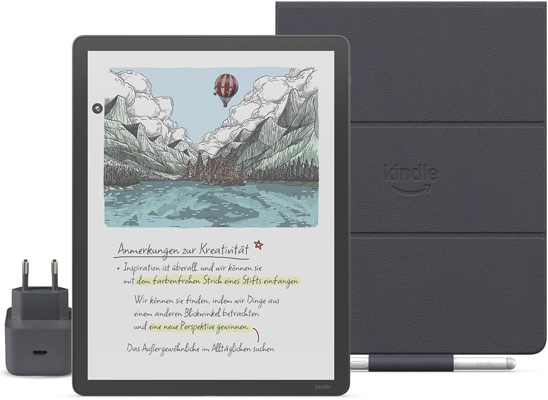 Einrichtung & Inbetriebnahme : Neue Amazon Kindle Scribe Colorsoft 64 GB Gra