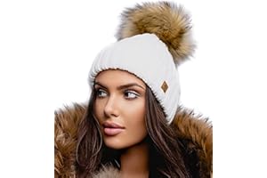 4sold Winter Cristallo Più Grande Pelliccia Pom Pom invernale di lana Berretto Delle Signore Delle Donne Beanie hat Pera Sci Snowboard di moda