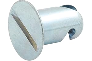 Allstar Performance ALL19260 0.400" Long Aluminum Quick Turn Flush Head Button, (Pack of 10)