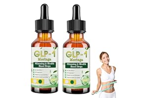 OXGPAL Glp 1 Abnehmen Tropfen, GLP-1 orale flüssigkeit,GLP-1 Orale lósung,GLP 1 Moringa Tropfen, glp1 mit natürlichem Moringa-Extrakt, straffende Haut, unisex (2 Flasche x 30 ml)