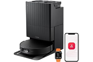 roborock Qrevo Edge 2 Robot Vacuum Cleaner, 25,000Pa Suction, 176℉ Hot Water Mop Washing & Auto-Drying, FlexiArm Edge Cleaning, 3.14'' Ultra-Slim, AI Obstacle Avoidance, Smart App & Voice Control