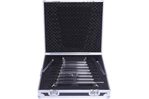 ENERGYSOUND 432 Hz Crystal Harp Instruments CDEFGABC Notes Included Free Alumina Alloy Box