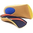 RooRuns Comfort Plantar Fasciitis Insoles for Men and Women, 3/4 Arch Support Insoles, Orthotic Inserts with Metatarsal Pads, Orthotic Shoe Insoles for Flat Feet, Heel Spurs, L