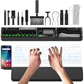 Dyazo Pro Multi-Purpose 21 in 1 Cleaning Kit with Wrist Rest for Laptop, Keyboard, Screen, PC, Monitors, Mobile, Camera & Ear
